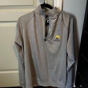 Gray Foot Joy Quarter-Zip Sweater